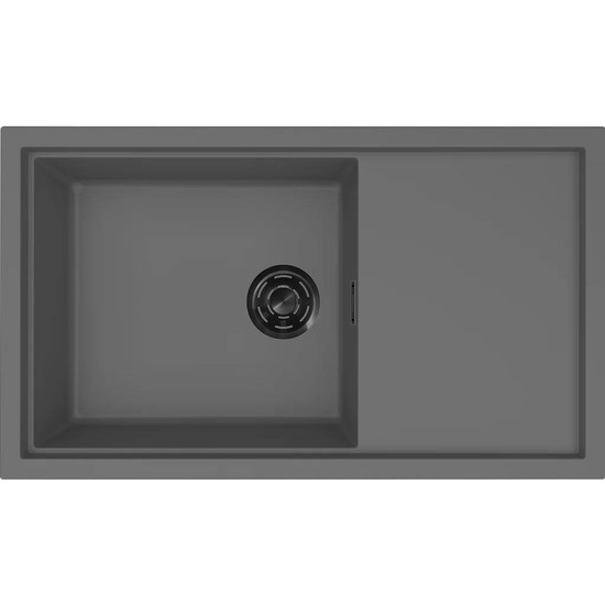 ELLECI- Mosogatótálca Sintesi 410 Keratek K99 Dark Grey fekete tartozékokkal ELLECI- Mosogatótálca Sintesi 410 Keratek K99 Dark Grey fekete tartozékokkal