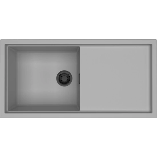 ELLECI - Mosogatótálca Sintesi 480 K97 Light Grey fekete tartozékokkal - A készlet erejéig rendelhető!