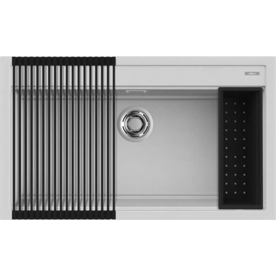 ELLECI - Mosogatótálca Best 360 Workstation Szett M79 Aluminium