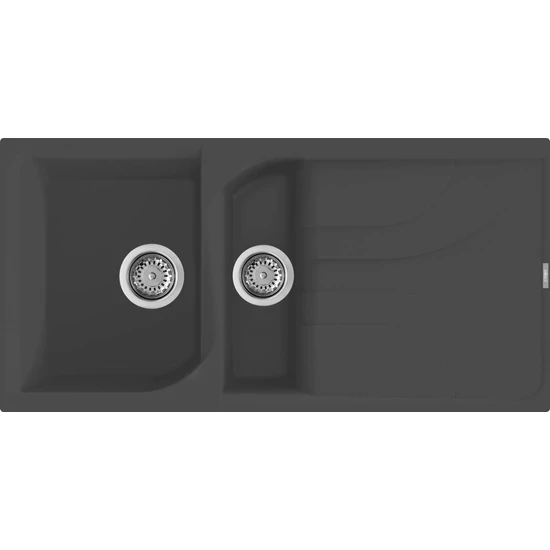 ELLECI - Mosogatótálca Ego 475 M70 Nero Metal - Kifutó termék!
