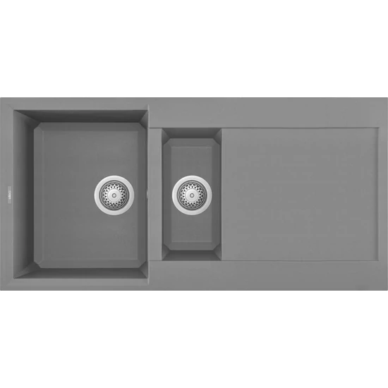 ELLECI - Gránit mosogatótálca Easy 475 M73 Titanium - Kifutó termék!