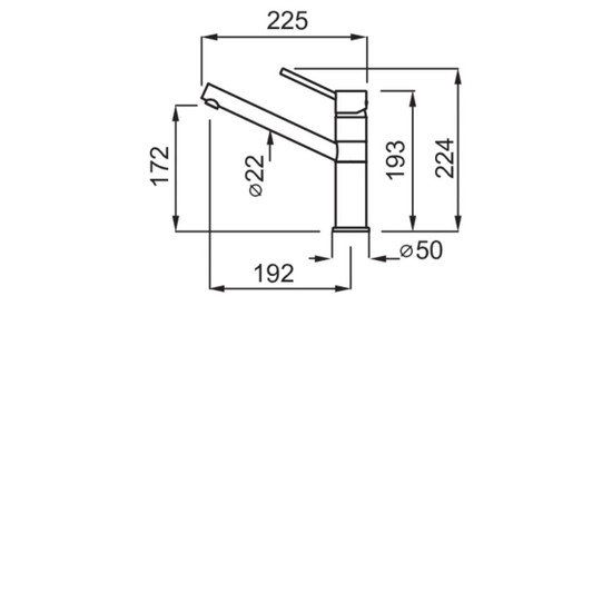 ELLECI- Csaptelep Sava Keratek K86 black ELLECI- Csaptelep Sava Keratek K86 black