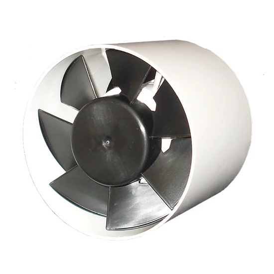 Aerauliqa QIN-150T ventilátor, csőbe dugható,utószellőztető funkcióval