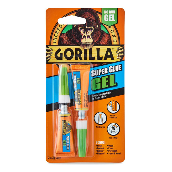 Gorilla Super Glue GÉL Pillanatragasztó 2x3gramm Gorilla Super Glue GÉL Pillanatragasztó 2x3gramm