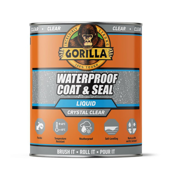 Gorilla Coat & Seal Vízálló Bevonat és Tömítő Átlátszó 473ml Gorilla Coat & Seal Vízálló Bevonat és Tömítő Átlátszó 473ml