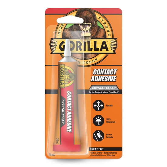 Gorilla Contact Adhesive Clear Kristálytiszta Kontakt Ragasztó 20ml Gorilla Contact Adhesive Clear Kristálytiszta Kontakt Ragasztó 20ml