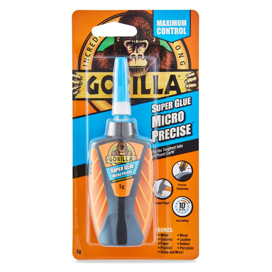 Gorilla Super Glue Micro Precise Pillanatragasztó 5gramm
