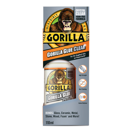 Gorilla Glue Clear Kristálytiszta Ragasztó 110ml