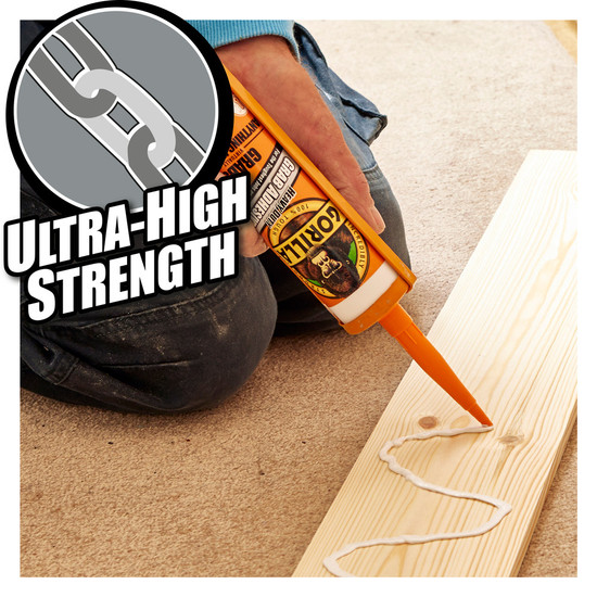 Gorilla HEAVY DUTY GRAB Extra Erős Építési Ragasztó - 200ml tubus Gorilla HEAVY DUTY GRAB Extra Erős Építési Ragasztó - 200ml tubus