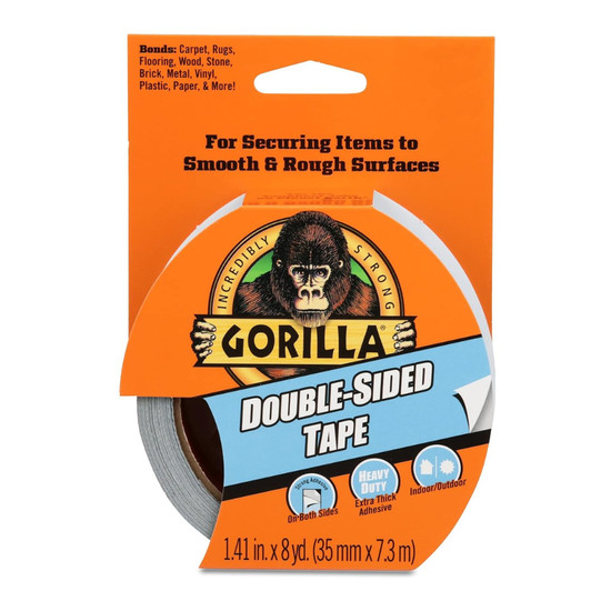 Gorilla DOUBLE SIDED Tape Kétoldalas Ragasztószalag 35mm x 7,3m Gorilla DOUBLE SIDED Tape Kétoldalas Ragasztószalag 35mm x 7,3m
