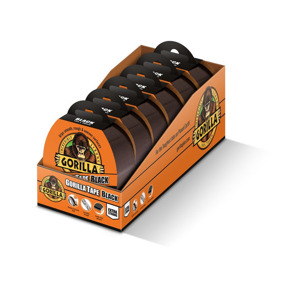 Gorilla Tape Black 32m x 48mm Fekete Extra Erős Ragasztószalag Gorilla Tape Black 32m x 48mm Fekete Extra Erős Ragasztószalag