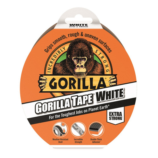 Gorilla Tape White Fehér 27m x 48mm Extra Erős Ragasztószalag