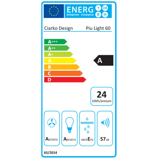 Ciarko Design Piu Light 60 ecru (bézs) sziget páraelszívó