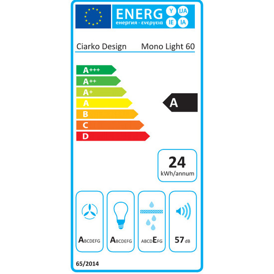 Ciarko Design Mono Light 60 ecru (bézs) sziget páraelszívó