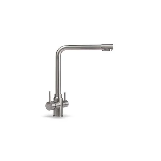 3 WAY víztisztítós csapelep, inox