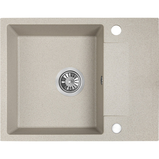 RIO MINI minicsepptálcás gránit bézs mosogató szifonnal, 56x44x17,5 cm RIO MINI minicsepptálcás gránit bézs mosogató szifonnal, 56x44x17,5 cm