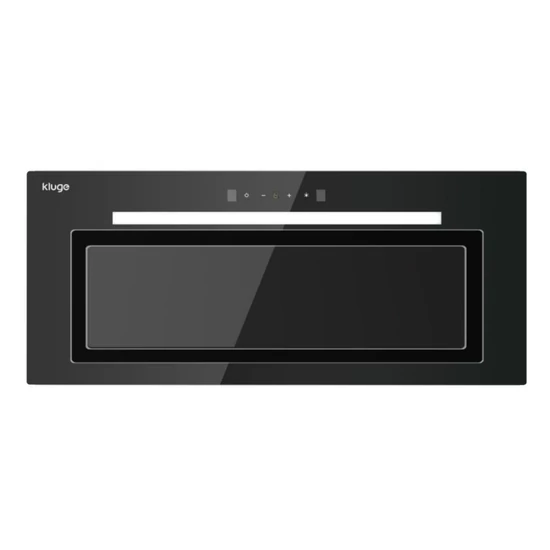Kluge beépíthető fekete páraelszívó, 75cm, TC