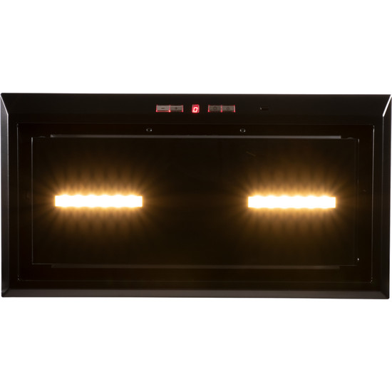 Kluge beépíthető matt fekete páraelszívó, 60cm