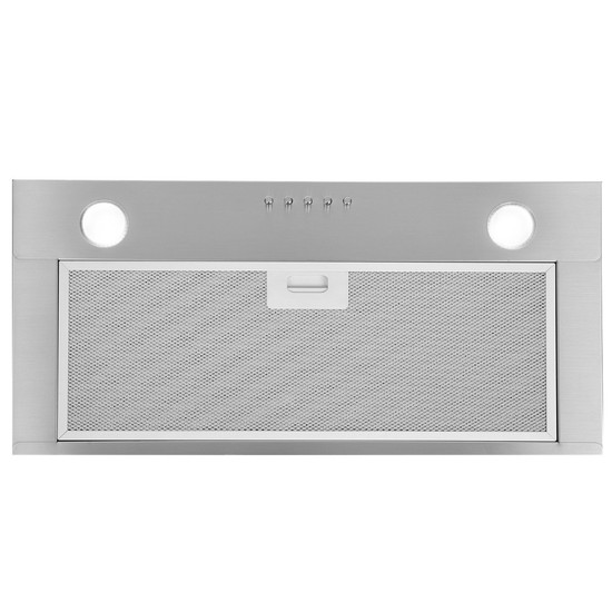 Kluge beépíthető inox páraelszívó, 60cm, 17cm magas
