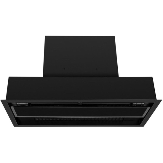 Kluge beépíthető fekete páraelszívó, 60cm, kihajtható fekete üvegpanel Kluge beépíthető fekete páraelszívó, 60cm, kihajtható fekete üvegpanel