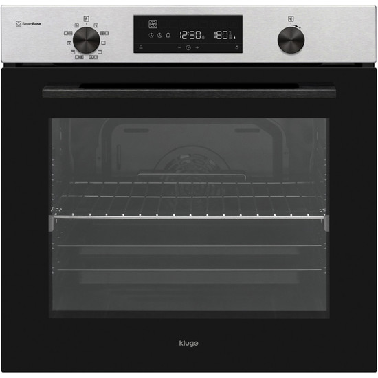 Kluge beépíthető multifunicós inox/fekete sütő, 78L