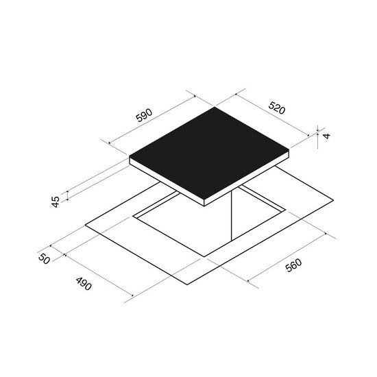 Pando PI-3200 indukciós főzőlap
