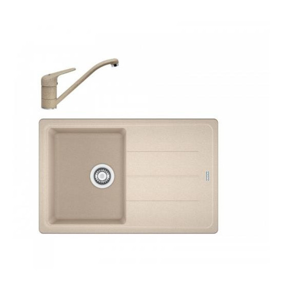FRANKE SZETT BASIS BFG 611-78 avena Fragranit mosogató + Novara Plus csappal