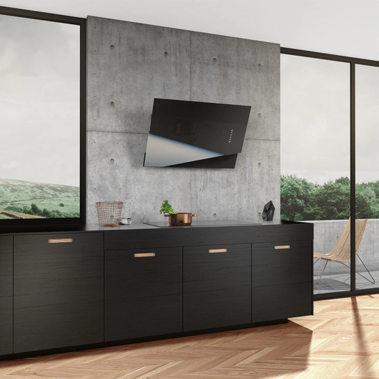 Ciarko Design TRIO Inox / fekete fali páraelszívó Ciarko Design TRIO Inox / fekete fali páraelszívó