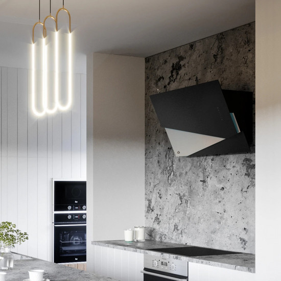 Ciarko Design TRIO Inox / fekete fali páraelszívó Ciarko Design TRIO Inox / fekete fali páraelszívó
