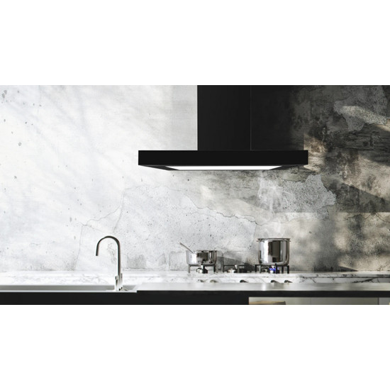 Ciarko Design T-Light 60 cm fekete fali páraelszívó Ciarko Design T-Light 60 cm fekete fali páraelszívó