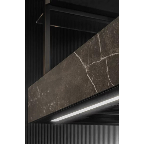 Ciarko Design MINIMAL 1 120 cm fekete sziget páraelszívó (oldalsó panel nélkül) Ciarko Design MINIMAL 1 120 cm fekete sziget páraelszívó (oldalsó panel nélkül)