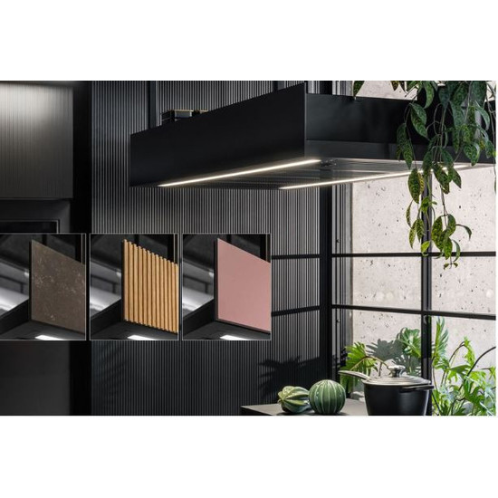 Ciarko Design MINIMAL 1 90 cm fekete sziget páraelszívó (oldalsó panel nélkül) Ciarko Design MINIMAL 1 90 cm fekete sziget páraelszívó (oldalsó panel nélkül)