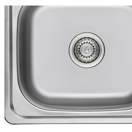 Laveo STANDARD egymedencés inox mosogató szifonnal K. Laveo STANDARD egymedencés inox mosogató szifonnal K.