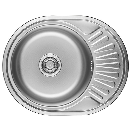 Laveo NORMAL MINI inox csepptálcás mosogató szifonnal