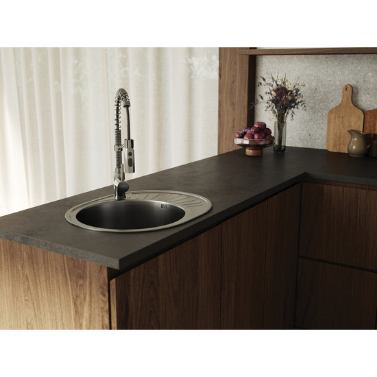 Laveo NORMAL MINI inox csepptálcás mosogató szifonnal