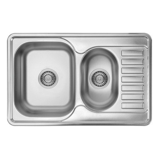 Laveo JUNAK 1,5M mosogató, inox K.