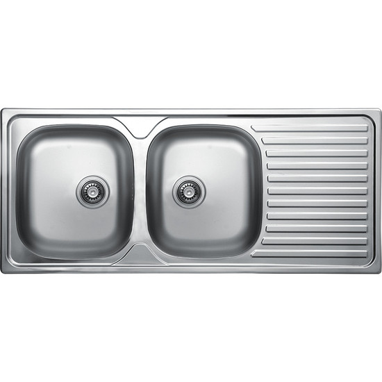 Laveo ORION 2CS kétmedence csepptálcás inox mosogató szifonnal K. Laveo ORION 2CS kétmedence csepptálcás inox mosogató szifonnal K.