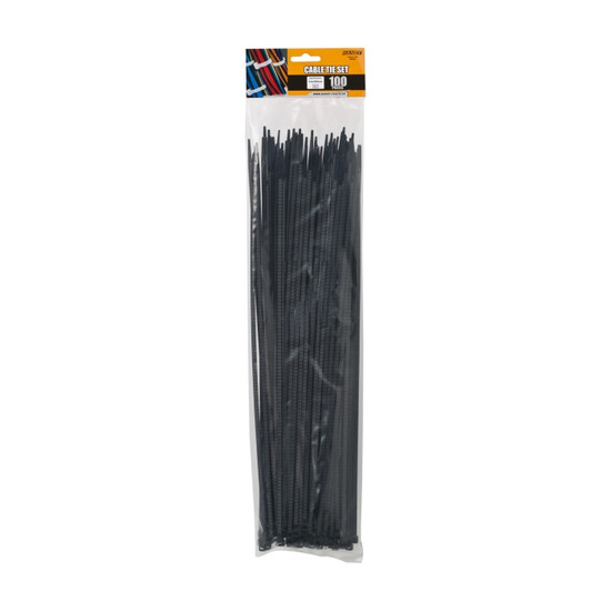Vezetékkötegelő 390 x 4,6 mm Fekete 100db/csom Vezetékkötegelő 390 x 4,6 mm Fekete 100db/csom
