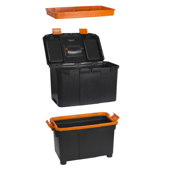 Húzható, többrészes műanyag szerszámláda 18" - 450 x 270 x 585 mm Húzható, többrészes műanyag szerszámláda 18" - 450 x 270 x 585 mm
