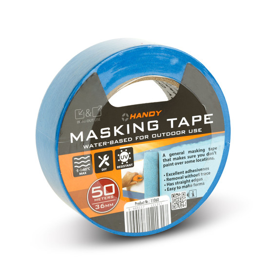 Maszkolószalag - vízbázisú - 50 m x 36 mm - kék - kültéri Maszkolószalag - vízbázisú - 50 m x 36 mm - kék - kültéri