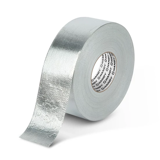 Alumínium ragasztószalag - üvegszálas - akril - 50 m x 50 mm - 150 mikron - lángálló