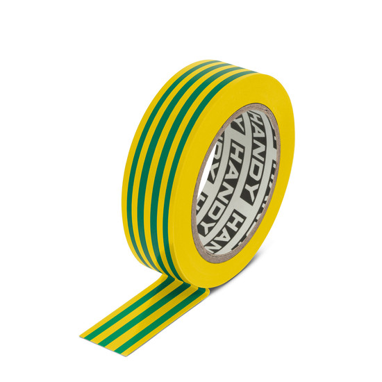 Szigetelőszalag 15mm x 10m Zöld / Sárga
