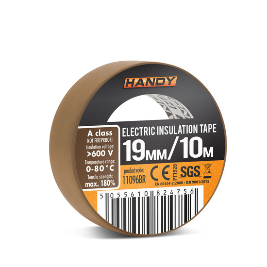 Szigetelőszalag 19mm x 10 m - Barna