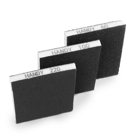 Csiszolószivacs szett - 125 x 100 x 12 mm - 3 db / csomag Csiszolószivacs szett - 125 x 100 x 12 mm - 3 db / csomag