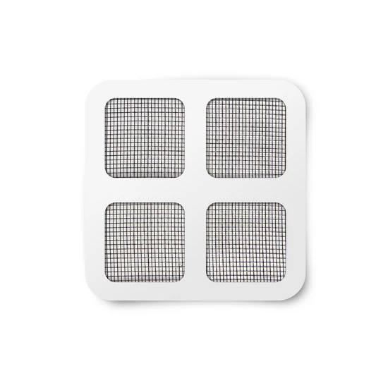 Szúnyogháló javítófolt - 10 x 10 cm - fekete - 4 db / csomag