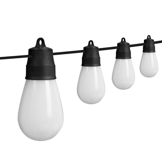 Smart szolár fényfüzér - 15 db RGBIC LED - 6,5 m - bluetooth Smart szolár fényfüzér - 15 db RGBIC LED - 6,5 m - bluetooth