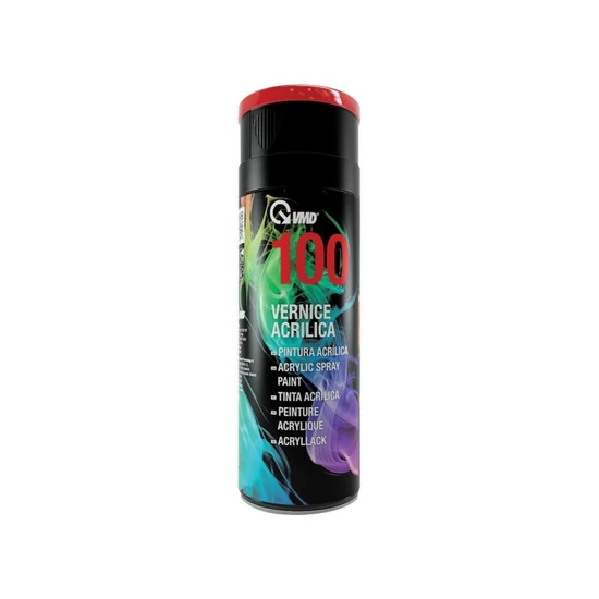 Akril zománcfesték - fémre, műanyagra, fára - 400 ml - piros