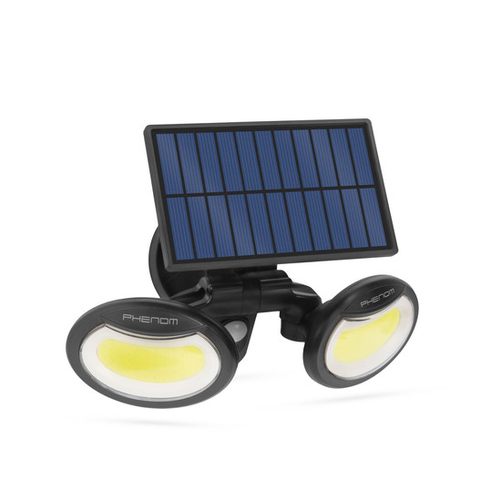 Mozgásérzékelős szolár reflektor - forgatható fejjel - 2 COB LED Mozgásérzékelős szolár reflektor - forgatható fejjel - 2 COB LED