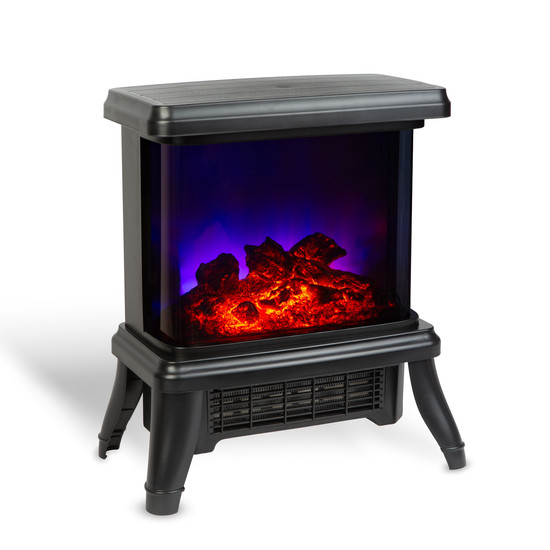 Elektromos kandalló - 180° - hősugárzó + LED - 36 x 21,5 x 36 cm Elektromos kandalló - 180° - hősugárzó + LED - 36 x 21,5 x 36 cm