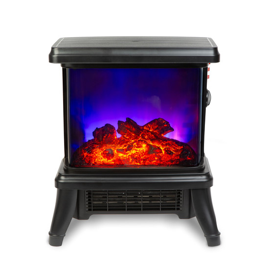 Elektromos kandalló - 180° - hősugárzó + LED - 36 x 21,5 x 36 cm Elektromos kandalló - 180° - hősugárzó + LED - 36 x 21,5 x 36 cm